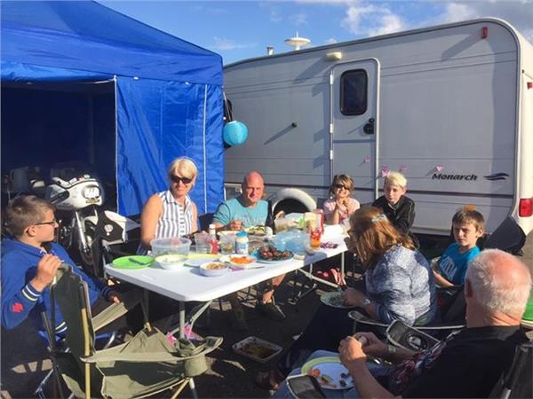Members camping over the Mallory weekend